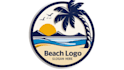 design the best professional travel beach logo