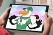 draw amazing cartoon logo