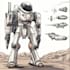 draw high quality sci fi robot, mecha, concepts character