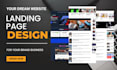 develop elementor landing page via wordpress