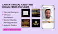 be executive virtual assistant personal assistant social media manager admin VA