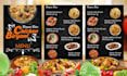 design a professional digital and print restaurant menu