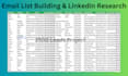 build a verified email list for cold email marketing and b2b lead generation