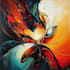 create abstract geometric digital art