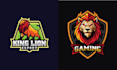 make creative lion tiger logo with mascot style