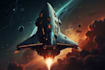 do high quality spaceship concept