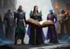 draw fantasy or dnd party illustration