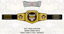 custom champion belt design