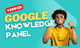 create verified google knowledge panel
