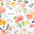 create unique and elegant floral patterns in watercolors