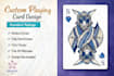 create luxury hand drawn custom playing cards