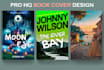design an unique professional book cover, ebook, amazon kdp