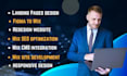 do wix landing page design, wix website design, wix redesign