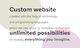 develop custom coded full stack websites and web apps