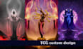 create custom tcg fantasy card designs