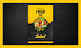 food flyer design menu