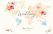 design watercolor wedding map