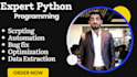 do expert python programming, automation scripting and custom coding solutions