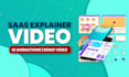 create  saas explainer video, animated 2d 3d saas explainer demo