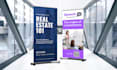 custom retractable, roll up, signage design, billboard design for events