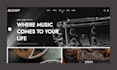 build modern shopify music store dropshipping musical store church music website