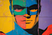 make a superhero pop art