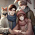 draw disney family portrait illustration