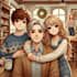 draw a cute family portrait