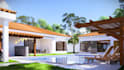 design and do visualizations of landscape, terrace, backyard, pool, and patio