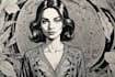 create a portrait print linocut