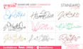 do vtuber handwritten modern signature logo design