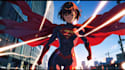 design an amazing superhero pop art