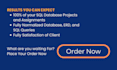 do database assignments, projects, uml diagrams, erd, srs, sql queries, mongodb