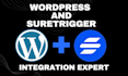 integrate wordpress to brevo convertkit using suretrigger for email automation