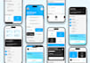 create mobile app designs, mobile app UI, and figma app design, uiux