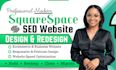 design modern business squarespace website SEO, redesign squarespace website