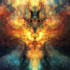 create abstract geometric digital art