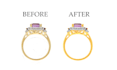 do jewelry image retouching and cutout, shining, create a reflection, shadow