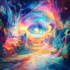 draw a digital abstract art illustration