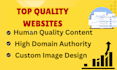 publish 100 guest post on high authority websites with do follow SEO backlinks
