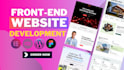 convert figma to html, psd to html, xd to html, website development html css js
