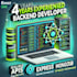 be your back end developer with node js, express and mongodb