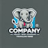 do wonderful elephant mascot logo design with express delivery