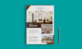 create stunning print ready flyer, handout or real estate business flyer