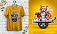 do cartoon style illustration for t shirt design, vector, mascot graphic t shirt