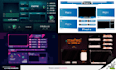 design custom animated stream overlay, live stream graphics