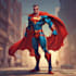 make a scifi fantasy super hero character design