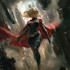 draw fantasy science fiction superhero character