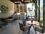 create cafe or bar interior design and 3d rendering