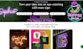 design profitable neon sign dropshipping store neon website neon store